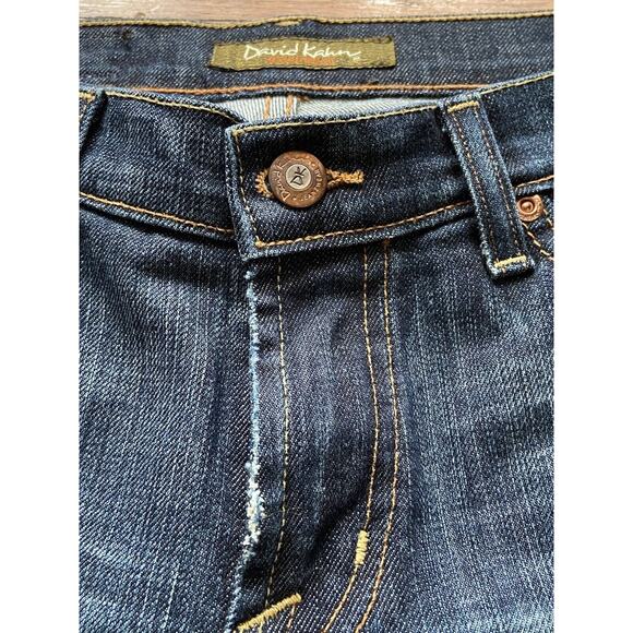 DAVID KAHN Jeanswear Distressed Bootcut Denim Jeans sz 2P - Picture 3 of 9
